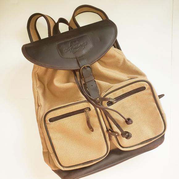 canyon outback Other - Canyon Outback Canvas and Leather Backpack